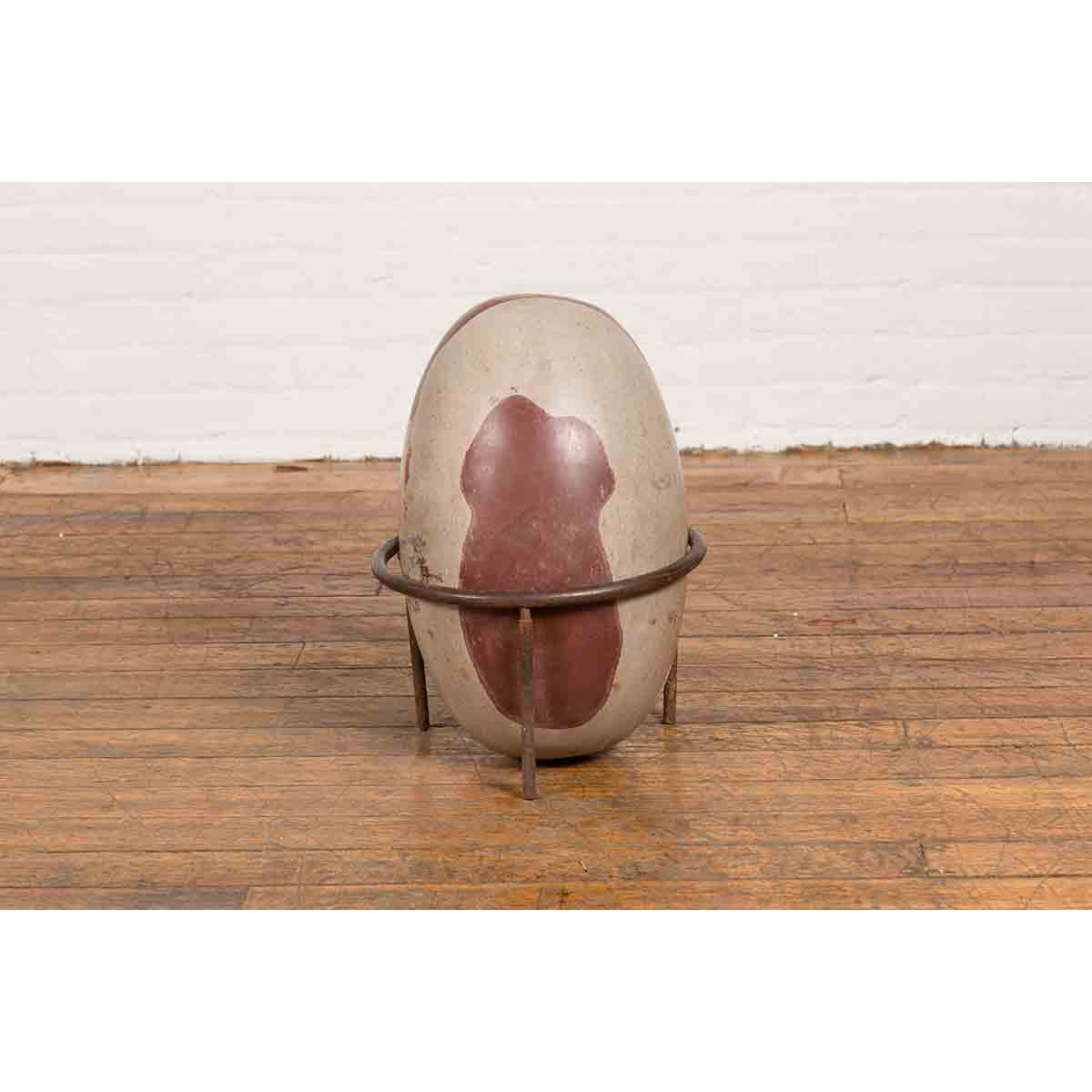 Large Hindu Two-Toned Stone Shiva Lingam from the Narmada River-5. Asian & Chinese Furniture, Art, Antiques, Vintage Home Décor for sale at FEA Home