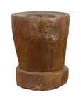 Antique Indonesian Rustic Tree Stump Planter with Weathered Appearance-1. Asian & Chinese Furniture, Art, Antiques, Vintage Home Décor for sale at FEA Home