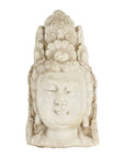 Vintage Chinese Carved Stone Bust of Guanyin the Bodhisattva of Compassion-1. Asian & Chinese Furniture, Art, Antiques, Vintage Home Décor for sale at FEA Home