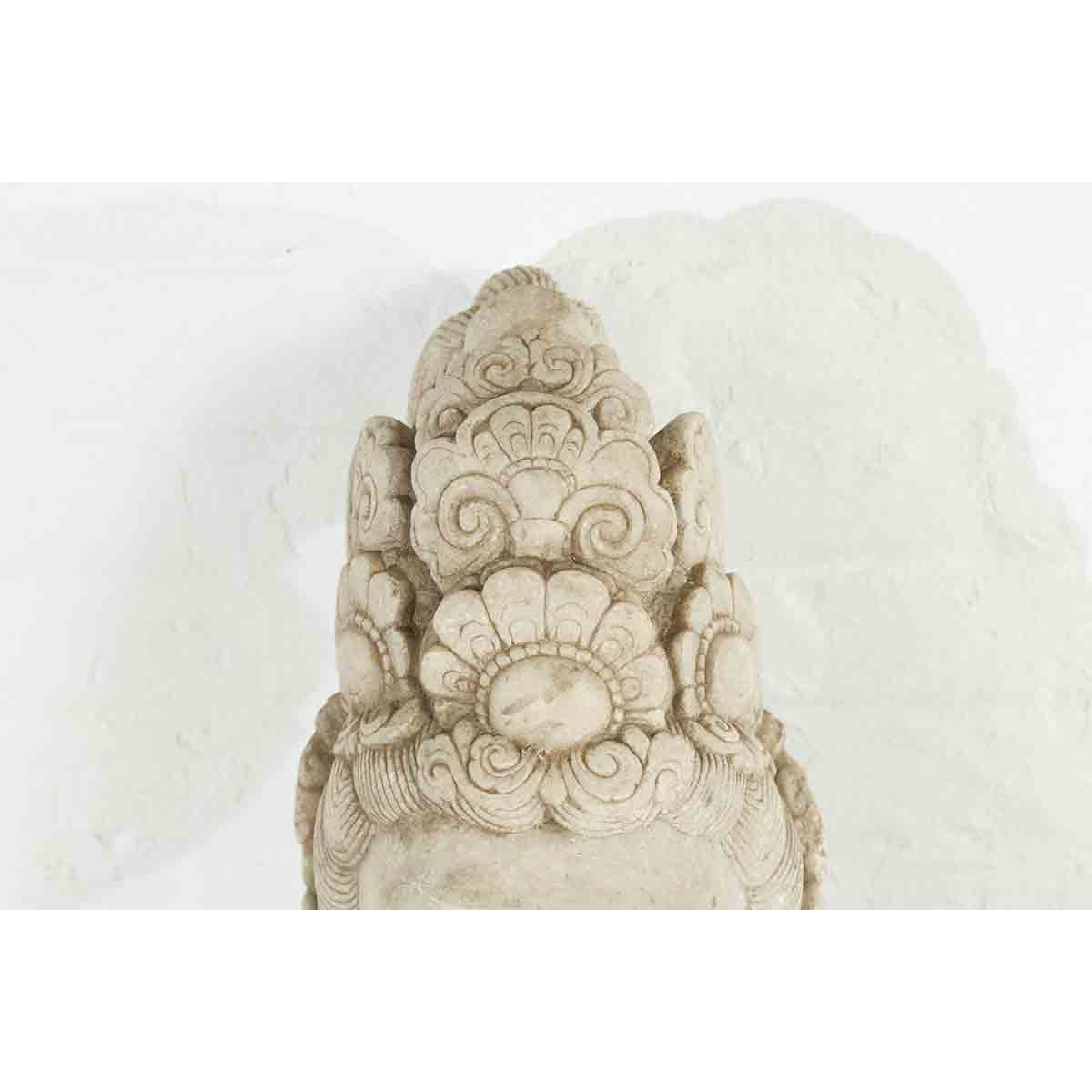 Vintage Chinese Carved Stone Bust of Guanyin the Bodhisattva of Compassion-7. Asian & Chinese Furniture, Art, Antiques, Vintage Home Décor for sale at FEA Home