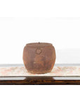Japanese Meiji Period 1900s Distressed Iron Cooking Pot with Foliage Motifs-10. Asian & Chinese Furniture, Art, Antiques, Vintage Home Décor for sale at FEA Home