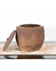 Japanese Meiji Period 1900s Distressed Iron Cooking Pot with Foliage Motifs-11. Asian & Chinese Furniture, Art, Antiques, Vintage Home Décor for sale at FEA Home