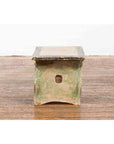 Petite Ming Dynasty Glazed Pedestal with Polychrome Finish-12. Asian & Chinese Furniture, Art, Antiques, Vintage Home Décor for sale at FEA Home