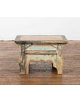 Petite Ming Dynasty Glazed Pedestal with Polychrome Finish-11. Asian & Chinese Furniture, Art, Antiques, Vintage Home Décor for sale at FEA Home