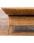 Vintage Burmese Rattan and Bamboo Coffee Table with Tray Top-7. Asian & Chinese Furniture, Art, Antiques, Vintage Home Décor for sale at FEA Home