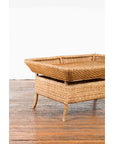 Vintage Burmese Rattan and Bamboo Coffee Table with Tray Top-10. Asian & Chinese Furniture, Art, Antiques, Vintage Home Décor for sale at FEA Home