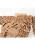 Pair of Qing Dynasty Hand-Carved Wooden Temple Corbels with Deer Motifs-13. Asian & Chinese Furniture, Art, Antiques, Vintage Home Décor for sale at FEA Home