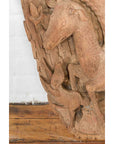 Pair of Qing Dynasty Hand-Carved Wooden Temple Corbels with Deer Motifs-14. Asian & Chinese Furniture, Art, Antiques, Vintage Home Décor for sale at FEA Home