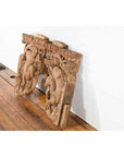 Pair of Qing Dynasty Hand-Carved Wooden Temple Corbels with Deer Motifs-16. Asian & Chinese Furniture, Art, Antiques, Vintage Home Décor for sale at FEA Home