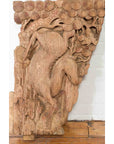 Pair of Qing Dynasty Hand-Carved Wooden Temple Corbels with Deer Motifs-7. Asian & Chinese Furniture, Art, Antiques, Vintage Home Décor for sale at FEA Home
