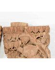 Pair of Qing Dynasty Hand-Carved Wooden Temple Corbels with Deer Motifs-10. Asian & Chinese Furniture, Art, Antiques, Vintage Home Décor for sale at FEA Home