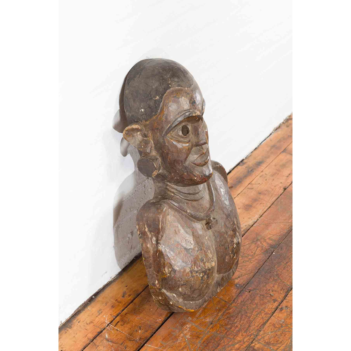 Indian 19th Century Ceremonial Wooden Mask-6. Asian & Chinese Furniture, Art, Antiques, Vintage Home Décor for sale at FEA Home
