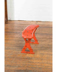 Japanese Taish0 Period Negora Lacquer Arm Stool with Cinnabar Color-10. Asian & Chinese Furniture, Art, Antiques, Vintage Home Décor for sale at FEA Home