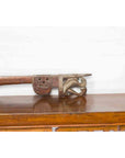 Antique Indian Wooden Hanging Ladle with Rustic Patina and Scrolling Motifs-6. Asian & Chinese Furniture, Art, Antiques, Vintage Home Décor for sale at FEA Home