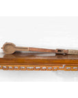 Antique Indian Wooden Hanging Ladle with Rustic Patina and Scrolling Motifs-8. Asian & Chinese Furniture, Art, Antiques, Vintage Home Décor for sale at FEA Home