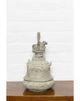 Burmese 19th Century Bronze Ceremonial Bell with Verde Patina and Cow Motif-11. Asian & Chinese Furniture, Art, Antiques, Vintage Home Décor for sale at FEA Home