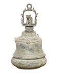 Burmese 19th Century Bronze Ceremonial Bell with Verde Patina and Cow Motif-1. Asian & Chinese Furniture, Art, Antiques, Vintage Home Décor for sale at FEA Home