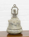 Burmese 19th Century Bronze Ceremonial Bell with Verde Patina and Cow Motif-3. Asian & Chinese Furniture, Art, Antiques, Vintage Home Décor for sale at FEA Home