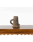 Indian Antique Smelting Pot with Back Handle, Front Spout and Weathered Patina-11. Asian & Chinese Furniture, Art, Antiques, Vintage Home Décor for sale at FEA Home