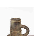 Indian Antique Smelting Pot with Back Handle, Front Spout and Weathered Patina-4. Asian & Chinese Furniture, Art, Antiques, Vintage Home Décor for sale at FEA Home