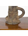 Indian Antique Smelting Pot with Back Handle, Front Spout and Weathered Patina-5. Asian & Chinese Furniture, Art, Antiques, Vintage Home Décor for sale at FEA Home