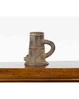 Indian Antique Smelting Pot with Back Handle, Front Spout and Weathered Patina-7. Asian & Chinese Furniture, Art, Antiques, Vintage Home Décor for sale at FEA Home