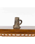 Indian Antique Smelting Pot with Back Handle, Front Spout and Weathered Patina-8. Asian & Chinese Furniture, Art, Antiques, Vintage Home Décor for sale at FEA Home