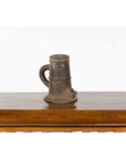 Indian Antique Smelting Pot with Back Handle, Front Spout and Weathered Patina-10. Asian & Chinese Furniture, Art, Antiques, Vintage Home Décor for sale at FEA Home