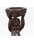 Pair of Bronze Greco-Roman Style Satyr Candle Holders-9. Asian & Chinese Furniture, Art, Antiques, Vintage Home Décor for sale at FEA Home