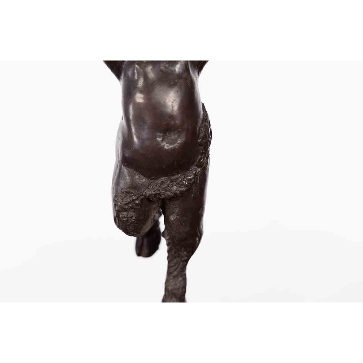 Pair of Bronze Greco-Roman Style Satyr Candle Holders-10. Asian & Chinese Furniture, Art, Antiques, Vintage Home Décor for sale at FEA Home