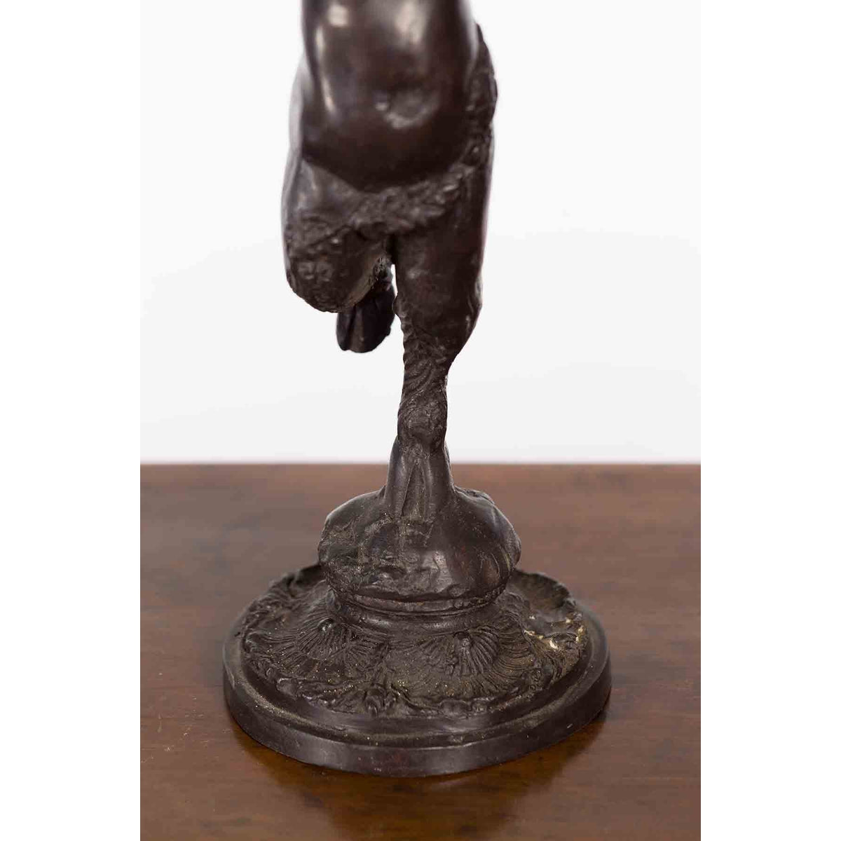 Pair of Bronze Greco-Roman Style Satyr Candle Holders-11. Asian & Chinese Furniture, Art, Antiques, Vintage Home Décor for sale at FEA Home