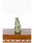 Vintage Lost Wax Cast Bronze Squirrel Family Sculpture with Verde Patina-11. Asian & Chinese Furniture, Art, Antiques, Vintage Home Décor for sale at FEA Home