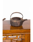 Japanese Meiji Period Late 19th Century Bronze Teapots with Weathered Patina-11. Asian & Chinese Furniture, Art, Antiques, Vintage Home Décor for sale at FEA Home