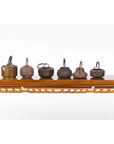 Japanese Meiji Period Late 19th Century Bronze Teapots with Weathered Patina-12. Asian & Chinese Furniture, Art, Antiques, Vintage Home Décor for sale at FEA Home