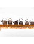 Japanese Meiji Period Late 19th Century Bronze Teapots with Weathered Patina-13. Asian & Chinese Furniture, Art, Antiques, Vintage Home Décor for sale at FEA Home