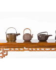 Japanese Meiji Period Late 19th Century Bronze Teapots with Weathered Patina-3. Asian & Chinese Furniture, Art, Antiques, Vintage Home Décor for sale at FEA Home
