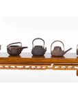 Japanese Meiji Period Late 19th Century Bronze Teapots with Weathered Patina-4. Asian & Chinese Furniture, Art, Antiques, Vintage Home Décor for sale at FEA Home