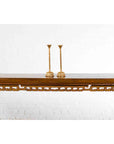 Pair of Japanese Hinamatsuri Gold Lacquered Candleholders with Lotus Bobèches-3. Asian & Chinese Furniture, Art, Antiques, Vintage Home Décor for sale at FEA Home
