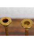 Pair of Japanese Hinamatsuri Gold Lacquered Candleholders with Lotus Bobèches-8. Asian & Chinese Furniture, Art, Antiques, Vintage Home Décor for sale at FEA Home