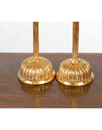 Pair of Japanese Hinamatsuri Gold Lacquered Candleholders with Lotus Bobèches-9. Asian & Chinese Furniture, Art, Antiques, Vintage Home Décor for sale at FEA Home