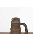 Indian Antique Smelting Pot with Back Handle, Front Spout and Weathered Patina-5. Asian & Chinese Furniture, Art, Antiques, Vintage Home Décor for sale at FEA Home