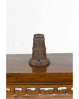 Indian Antique Smelting Pot with Back Handle, Front Spout and Weathered Patina-8. Asian & Chinese Furniture, Art, Antiques, Vintage Home Décor for sale at FEA Home