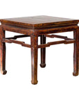 Chinese Ming Dynasty Style Vintage Lamp Table with Humpback Stretchers-1. Asian & Chinese Furniture, Art, Antiques, Vintage Home Décor for sale at FEA Home