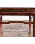 Chinese Ming Dynasty Style Vintage Lamp Table with Humpback Stretchers-6. Asian & Chinese Furniture, Art, Antiques, Vintage Home Décor for sale at FEA Home