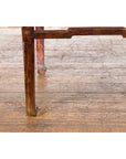 Chinese Ming Dynasty Style Vintage Lamp Table with Humpback Stretchers-7. Asian & Chinese Furniture, Art, Antiques, Vintage Home Décor for sale at FEA Home