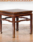 Chinese Ming Dynasty Style Vintage Lamp Table with Humpback Stretchers-2. Asian & Chinese Furniture, Art, Antiques, Vintage Home Décor for sale at FEA Home