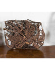 Set of Five Vintage Indonesian Copper Batik Textile Floral Printing Blocks-8. Asian & Chinese Furniture, Art, Antiques, Vintage Home Décor for sale at FEA Home