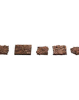 Five Vintage Indonesian Copper Batik Textile Floral Printing Blocks with Handles-1. Asian & Chinese Furniture, Art, Antiques, Vintage Home Décor for sale at FEA Home