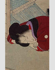 Antique Framed Japanese Shunga Woodblock Print of a Man and a Woman Making Love-4. Asian & Chinese Furniture, Art, Antiques, Vintage Home Décor for sale at FEA Home