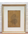 Astrological Hand-Painted on Parchment Print Depicting a Hand with Calligraphy-2. Asian & Chinese Furniture, Art, Antiques, Vintage Home Décor for sale at FEA Home